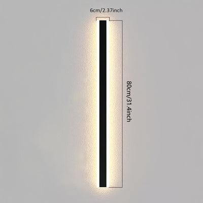 Modern LED Wall Lamp | Outdoor & Indoor Long Strip Light