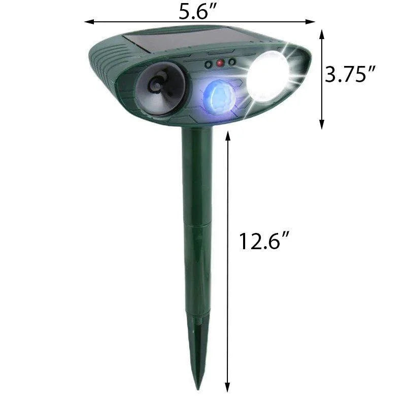 Animal Repeller Solar Ultrasonic Motion Sensor Outdoor