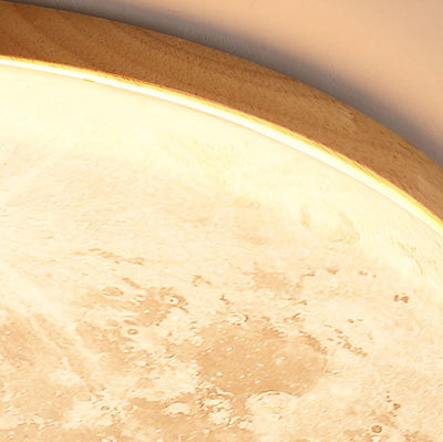 LED Ceiling Light | Nordic Minimalist Moon Flush Mount