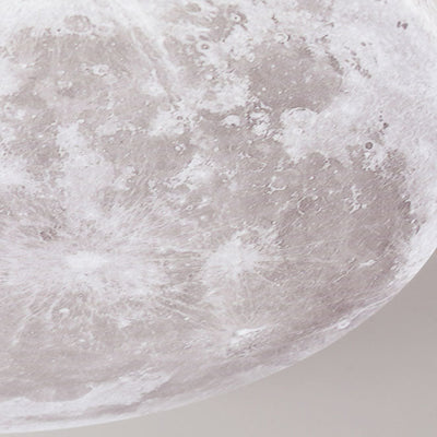 LED Ceiling Light | Nordic Minimalist Moon Flush Mount