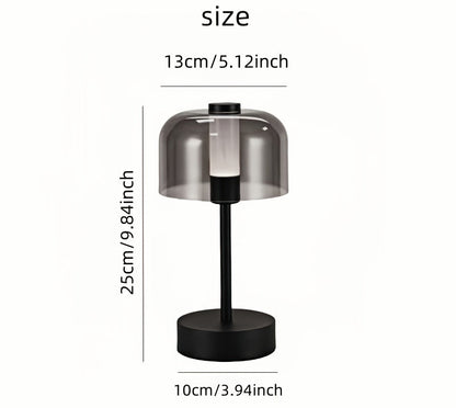 Vintage LED Table Lamp | USB Rechargeable Dimmable Light