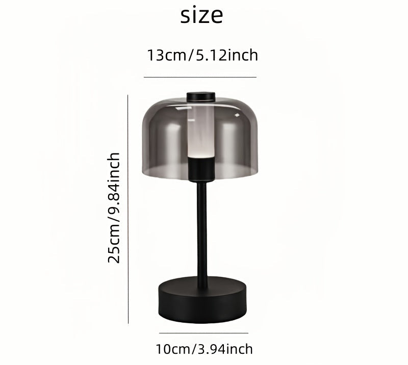 Vintage LED Table Lamp | USB Rechargeable Dimmable Light