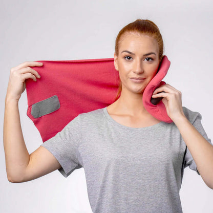 Travel Pillow | Supportive Neck Wrap for Resting Upright
