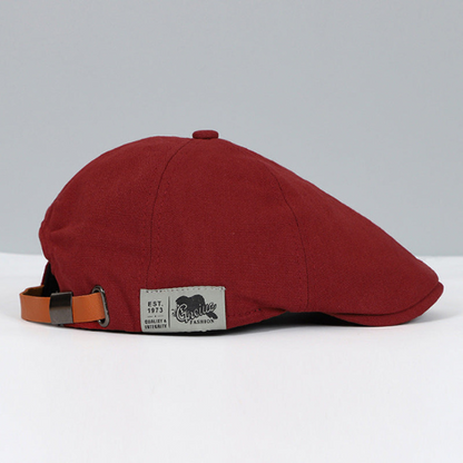 Men’s Classic Adjustable Beret Hat for Casual and Formal Wear