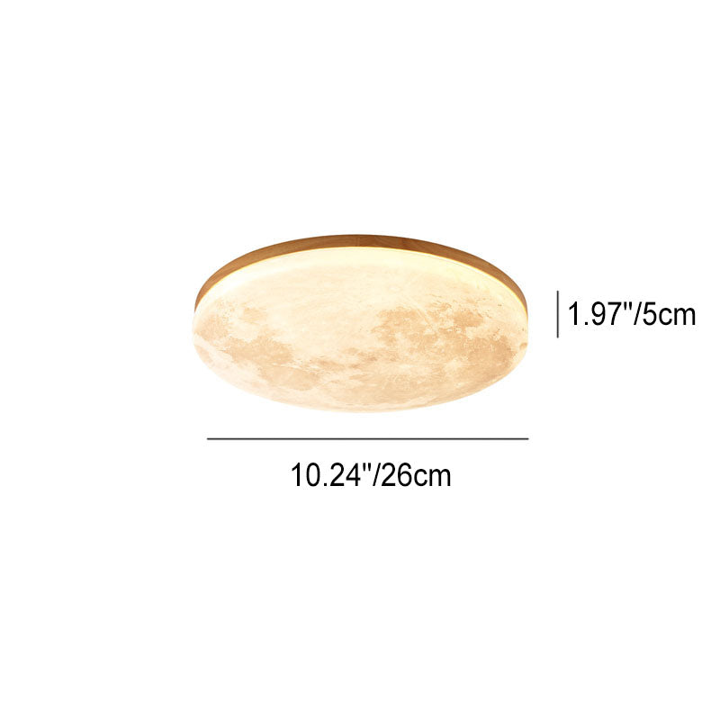 LED Ceiling Light | Nordic Minimalist Moon Flush Mount