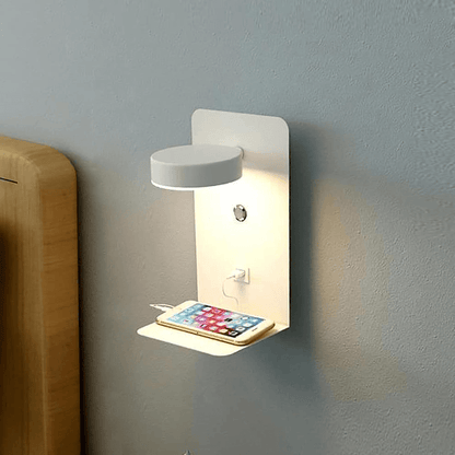 Wall Lamp | Adjustable LED Shelf Light with USB Charging