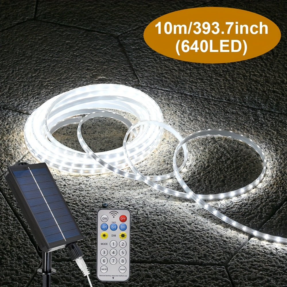 Outdoor Solar Rope Lights | 320/640 LED String Fairy Lights with 8 Modes