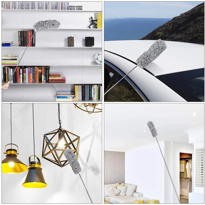Duster Telescopic Extendable Microfiber Cleaning Pole Brush
