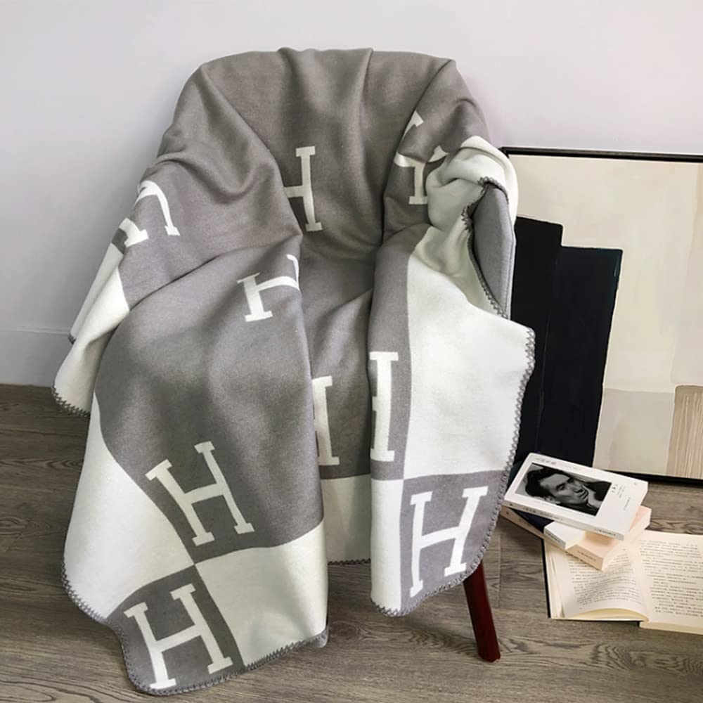 Throw Blanket Soft Faux Cashmere Cozy Sofa Bed Blanket
