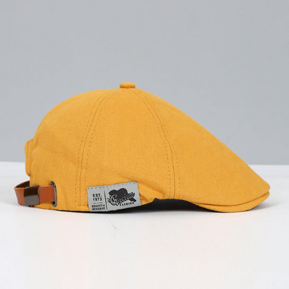 Men’s Classic Adjustable Beret Hat for Casual and Formal Wear