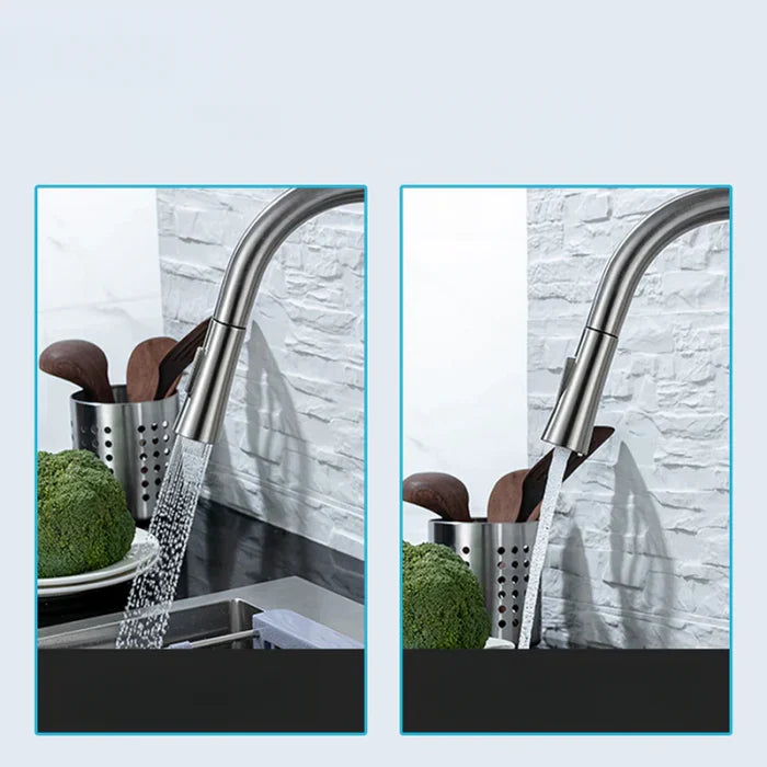 Kitchen Faucet Touchless Pull Down Stainless Steel Sink Tap