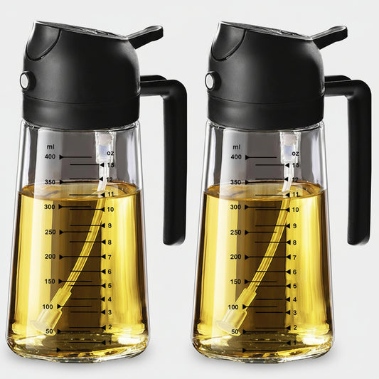 16oz Glass Olive Oil Sprayer Dispenser Kitchen BBQ