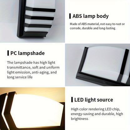 LED Outdoor Wall Light | Waterproof Garden & Porch Lighting