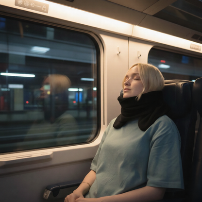 Travel Pillow Wrap Neck Support Compact Rest Cushion