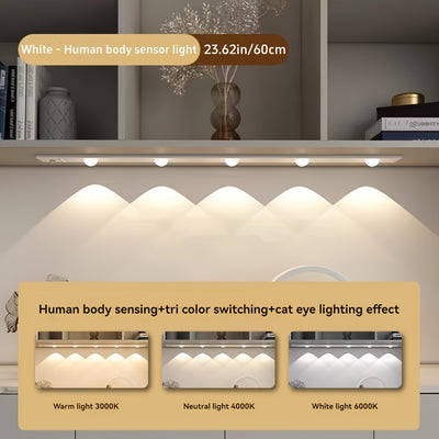 Motion Sensor LED Cabinet Light | USB Rechargeable with 3-Colour Dimming