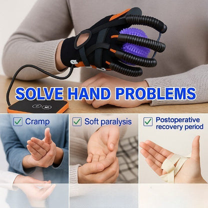 Automatic Hand Trainer Gloves for Rehabilitation Therapy and Finger Strength