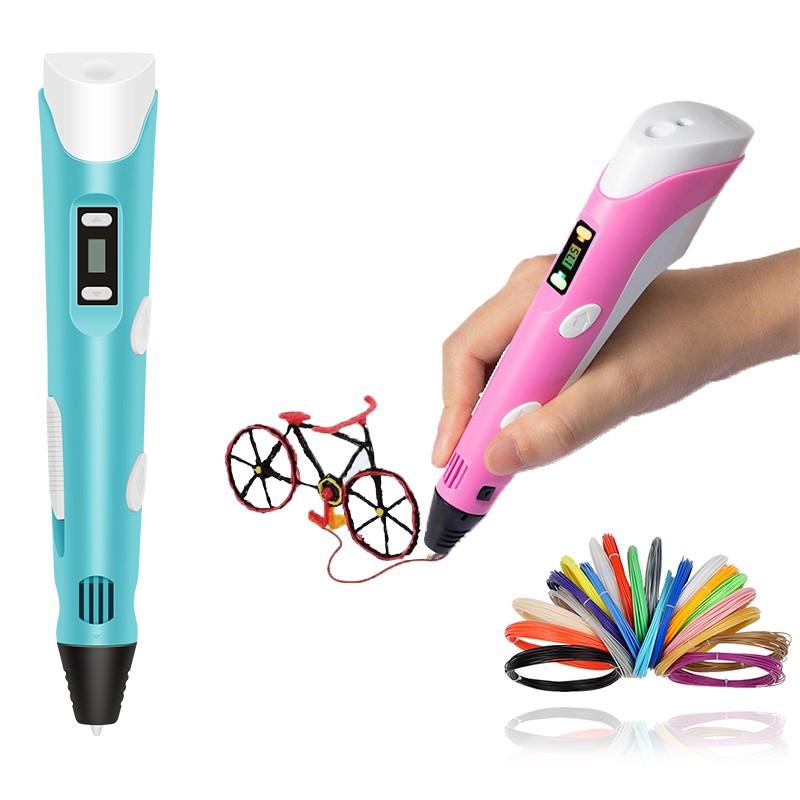 3D Printing Pen for Kids and Artists with USB PLA Filament Set