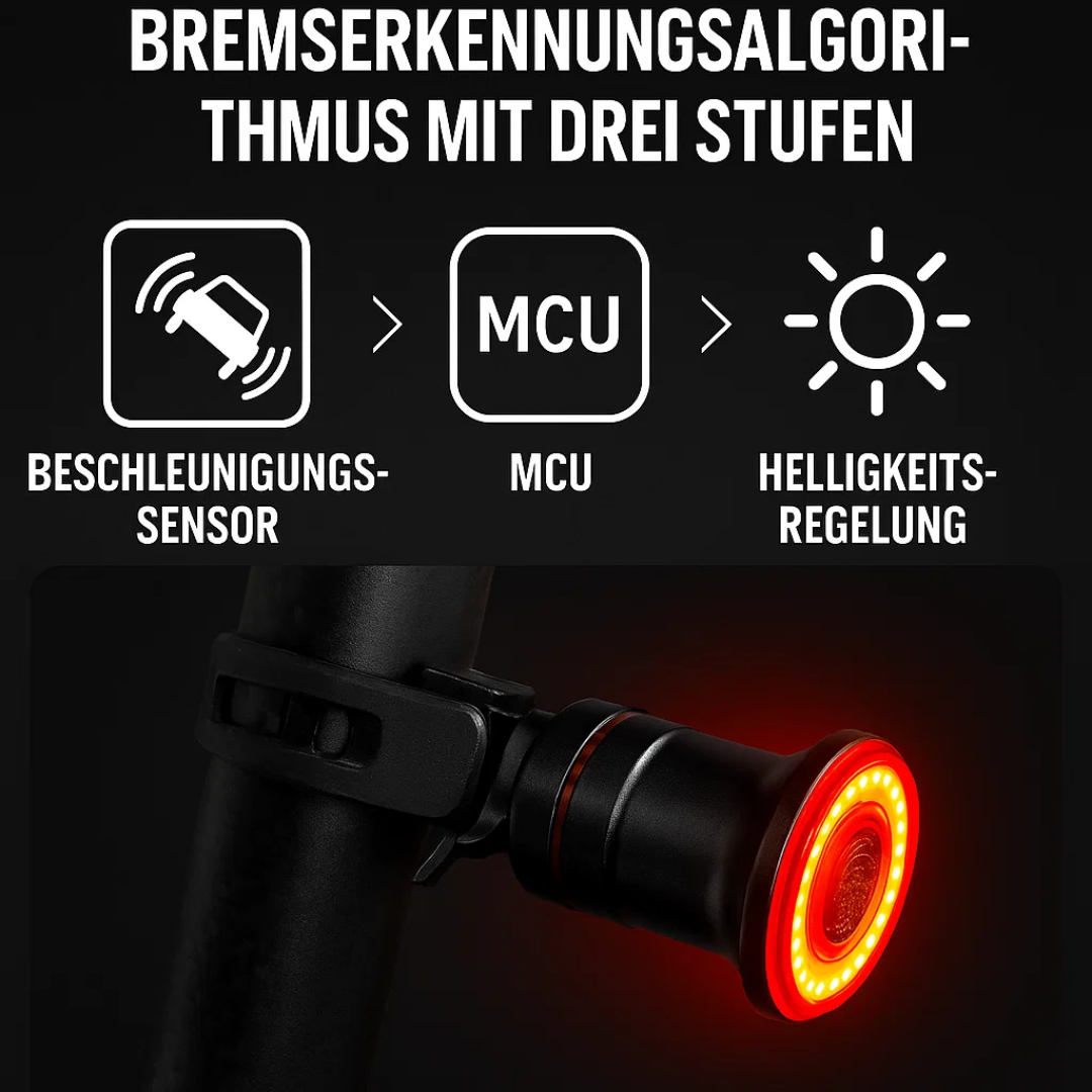 Smart Bike Rear Light | Automatic brake signal