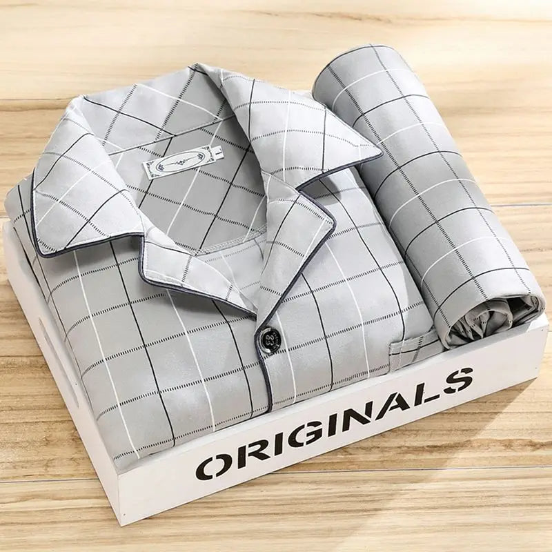 Men’s Pajama Set Lightweight Breathable Nightwear for Comfort and Style