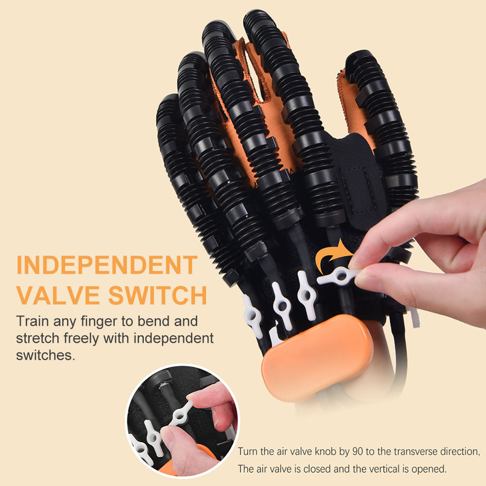 Automatic Hand Trainer Gloves for Rehabilitation Therapy and Finger Strength