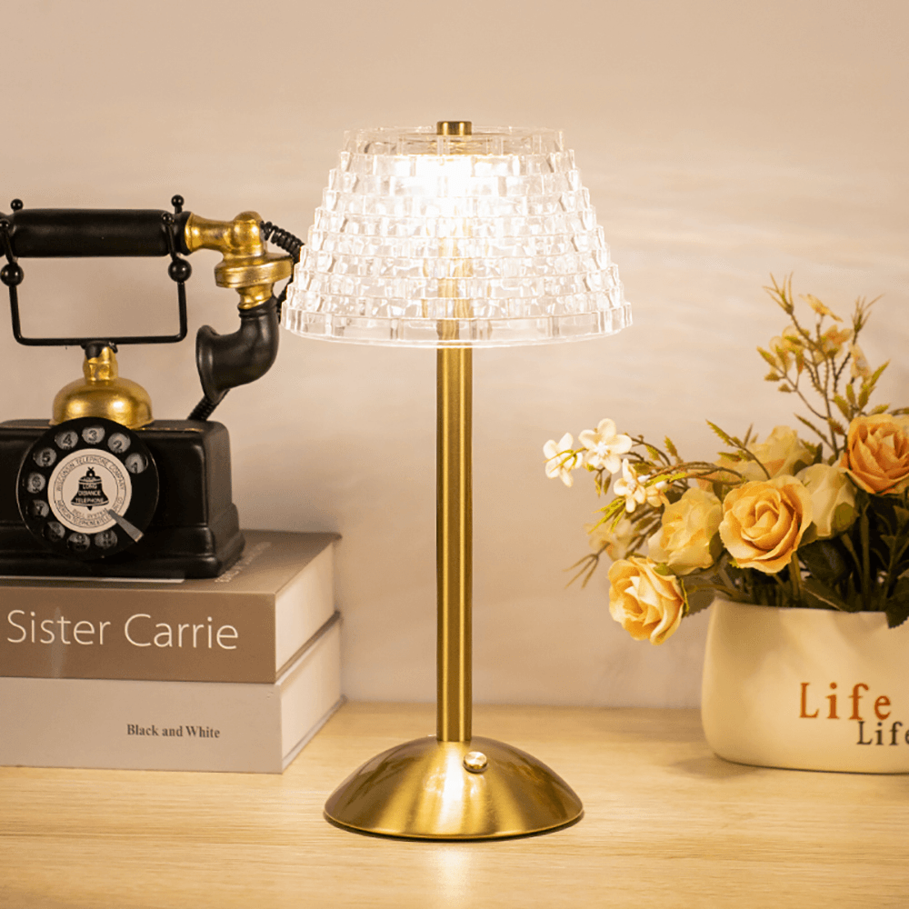 Wireless Table Lamp | Rechargeable LED with Touch Control