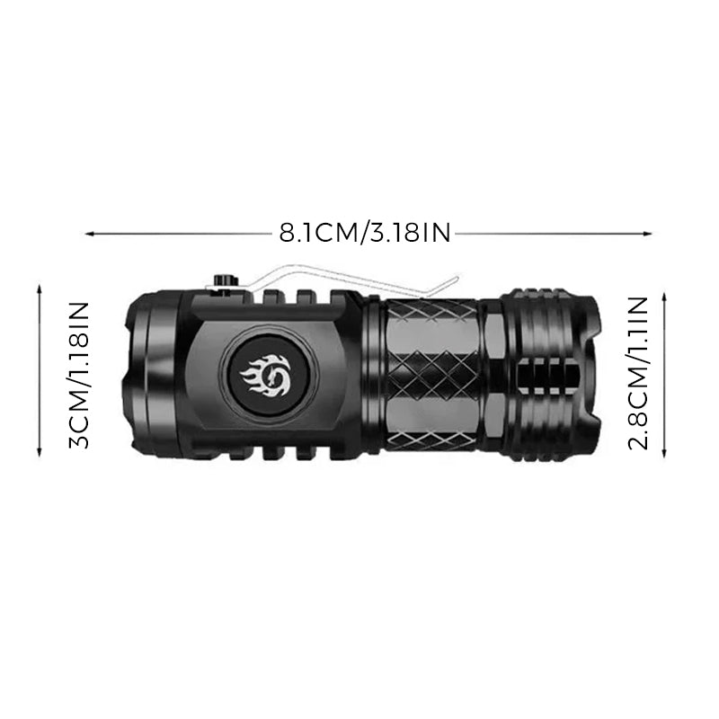 Mini LED Flashlight | Compact Rechargeable Design