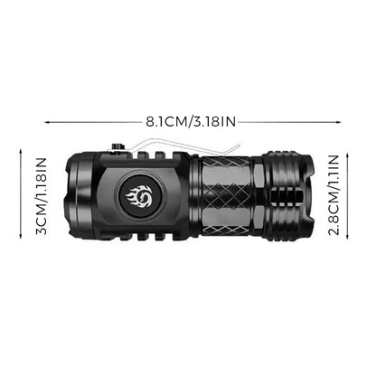 Mini LED Flashlight | Compact Rechargeable Design