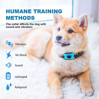 Anti-Bark Dog Collar | Gentle Sound &amp; Vibration