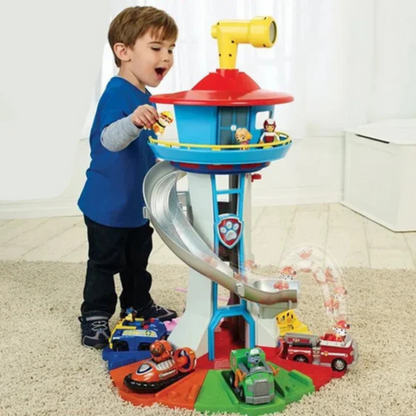 Kids Playset Adventure Tower Vehicle Building Toy Set