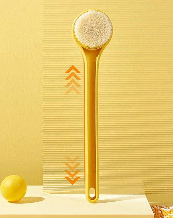 Bath Brush Long Handle Soft Bristles Body Scrubber