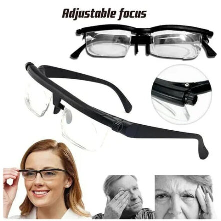 Reading Glasses Adjustable Self‑Tuning Lenses Lightweight Vision Aid