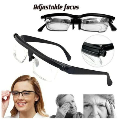 Reading Glasses Adjustable Self‑Tuning Lenses Lightweight Vision Aid