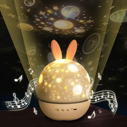 Star Projector Night Light | Soothing Galaxy Ceiling for Kids