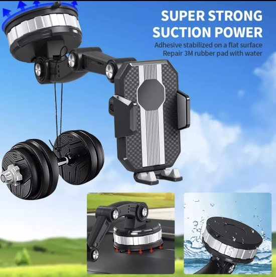 Car Phone Holder | Strong suction grip mount
