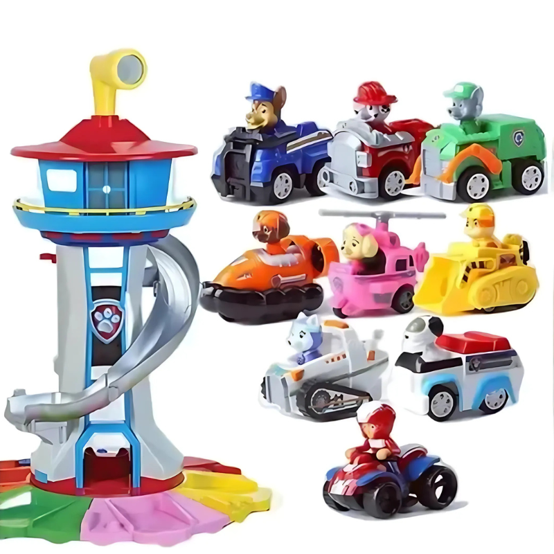 Kids Playset Adventure Tower Vehicle Building Toy Set