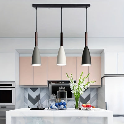 Nordic 3-Head Pendant Iron Chandelier | Modern Dining Room Ceiling Light