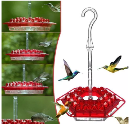 Hummingbird Feeder Outdoor Hanging 30 Port UV Resistant
