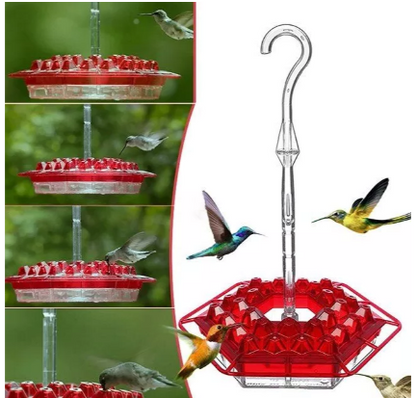 Hummingbird Feeder Outdoor Hanging 30 Port UV Resistant