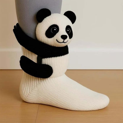 3D Knitted Animal Hug Socks