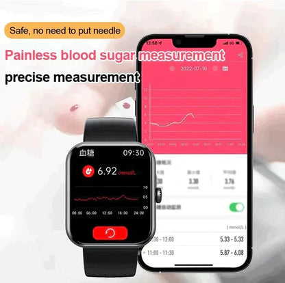 Smartwatch with Non-Invasive Blood Glucose Monitor & Fitness Tracking