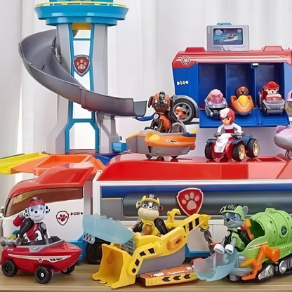 Kids Playset Adventure Tower Vehicle Building Toy Set