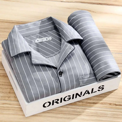 Men’s Pajama Set Lightweight Breathable Nightwear for Comfort and Style
