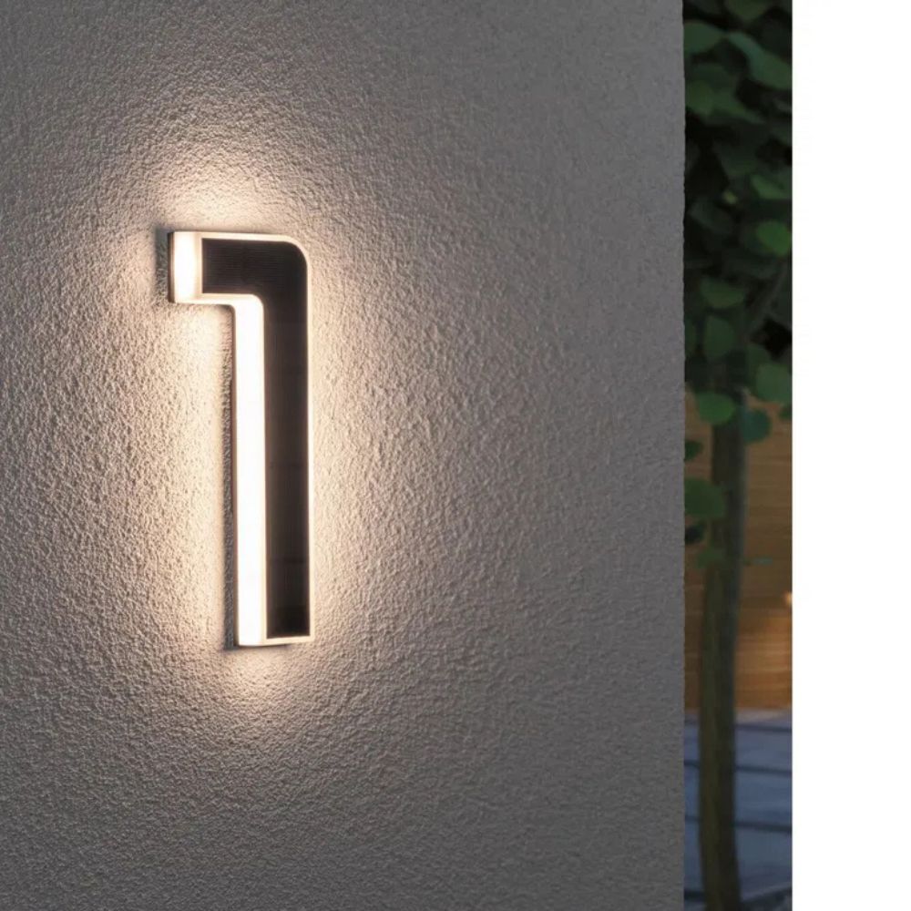 LightNumbers - Solar-Powered Illuminated House Numbers
