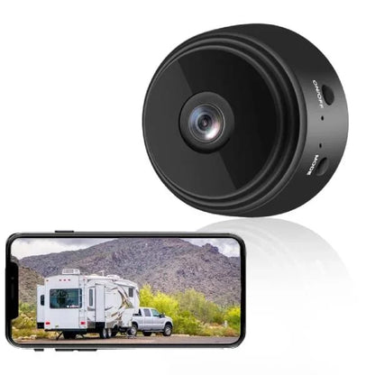 Wireless Backup Camera for RV Trailer with 360° Rotating Mount and Night Vision