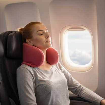 Travel Pillow Wrap Neck Support Compact Rest Cushion