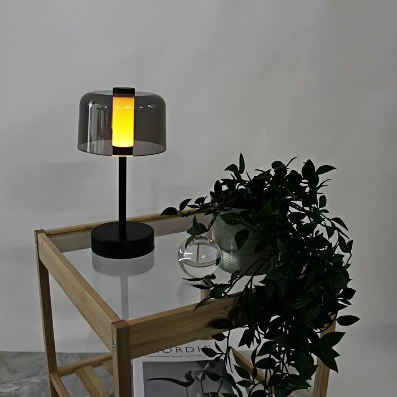 Vintage LED Table Lamp | USB Rechargeable Dimmable Light