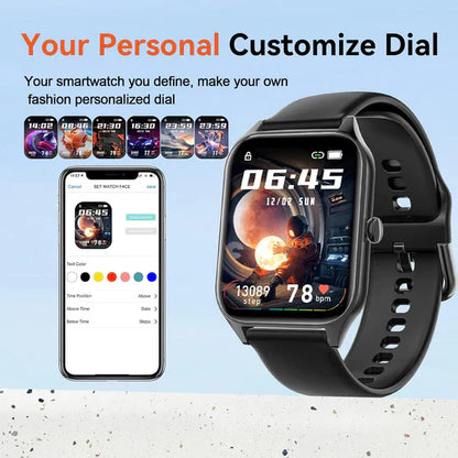 Smartwatch with Non-Invasive Blood Glucose Monitor & Fitness Tracking