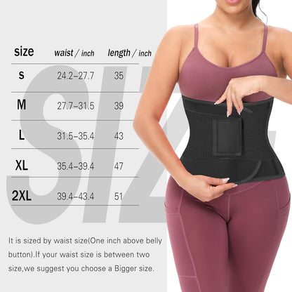 Waist Trainer Belt Neoprene Sweat Waist Trimmer Lumbar Support