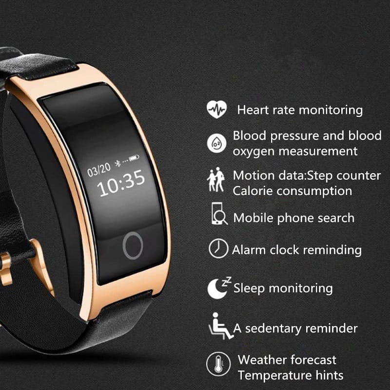 Fitness Tracker Smart Watch Blood Pressure Monitor Heart Rate Watch