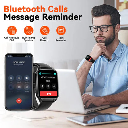 Smartwatch with Non-Invasive Blood Glucose Monitor & Fitness Tracking